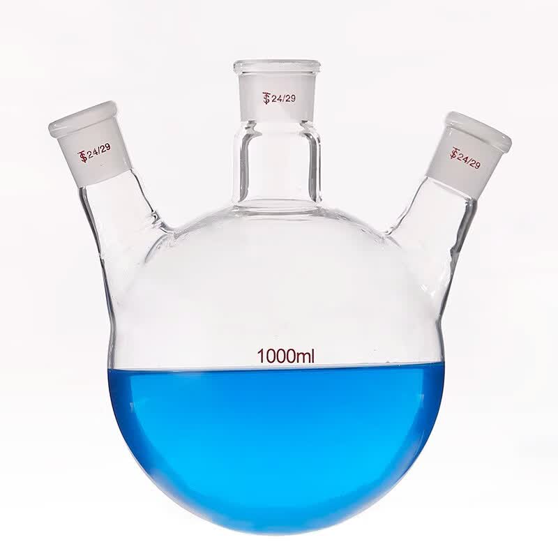 科睿才实验室斜三口烧瓶 多口烧瓶 10ml/14*14*14 13138