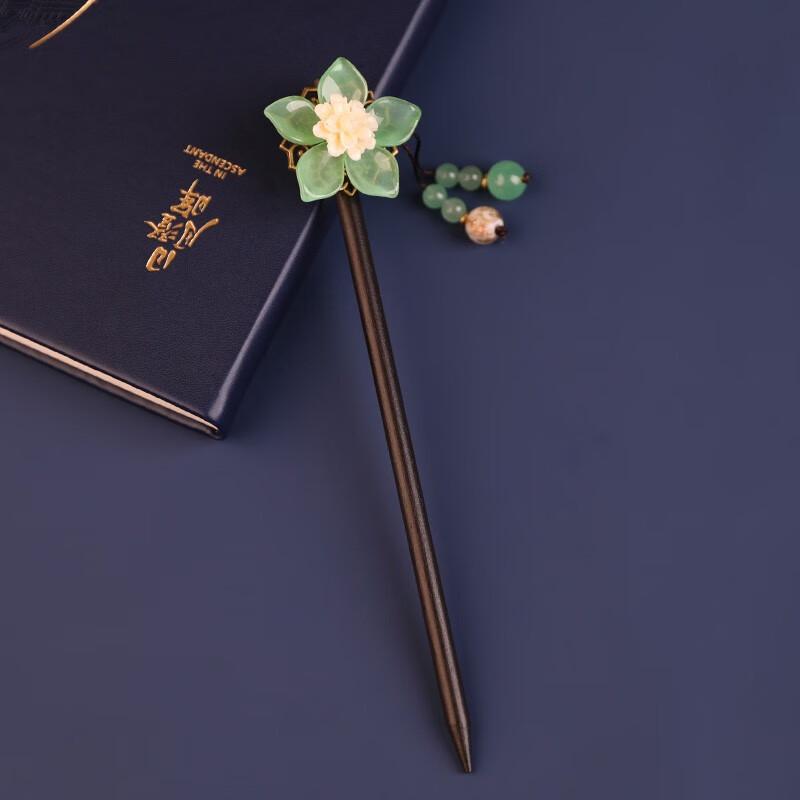 江南初見古风发簪古装古典发钗盘发发饰女装饰品头饰汉服木簪 发簪