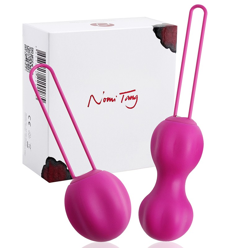 Nomi Tang悦侣女用球哑铃凯格尔运动按摩球女性物理跳蛋 成人情趣用品 新手初级版 玫瑰红