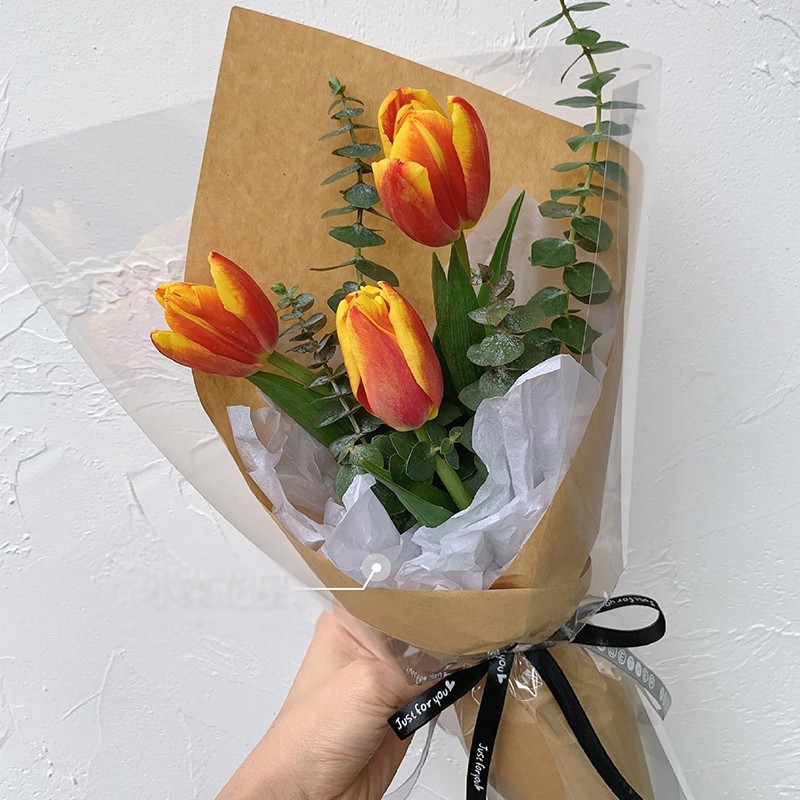 浪漫季节 鲜花速递全国同城配送郁金香花束混搭生日鲜花礼物送女朋友