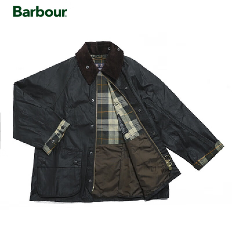 Barbour英国barbour OS bedale日版男女同款宽松版 oversize经典油蜡外套 Sage鼠尾草【黑标OS Bedale】 M 38