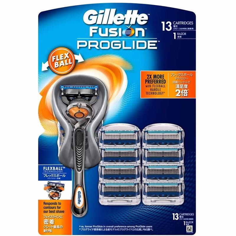 吉列(gillette) 日本直邮吉列剃须刀刮胡刀手动电动 锋隐致顺 锋速5