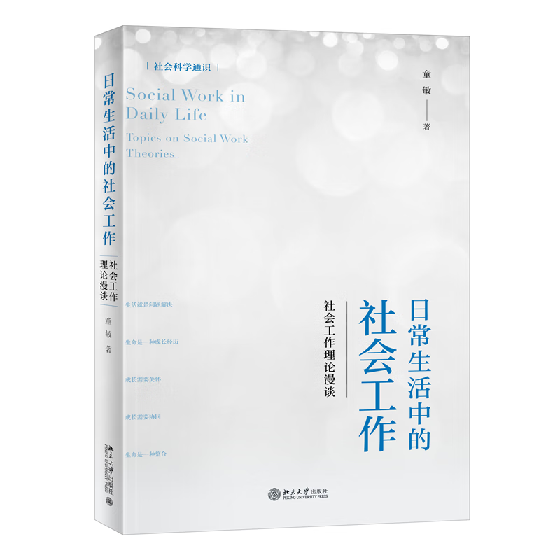 日常生活中的社会工作：社会工作理论漫谈 童敏 学会运用社会工作思维应对生活中的困难 阐述社会工作理论作品 北京大学出版社