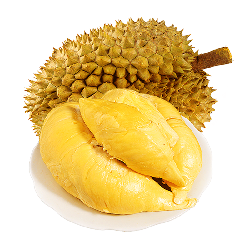 探味君 泰國金枕頭榴蓮 應(yīng)當(dāng)季新鮮水果大果巴掌榴蓮肉一整個批發(fā) 生鮮 A級精選【4-5斤單果】包四房肉