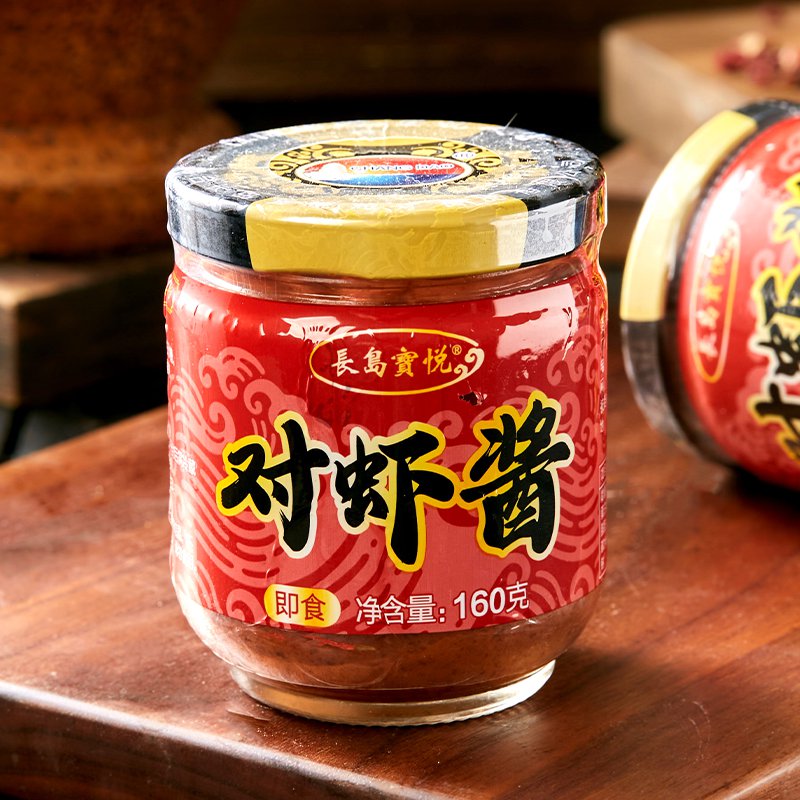 落花洲黄骅陈秀煜对虾酱 即食原味对虾酱不臭少盐不咸非蜢虾酱160克