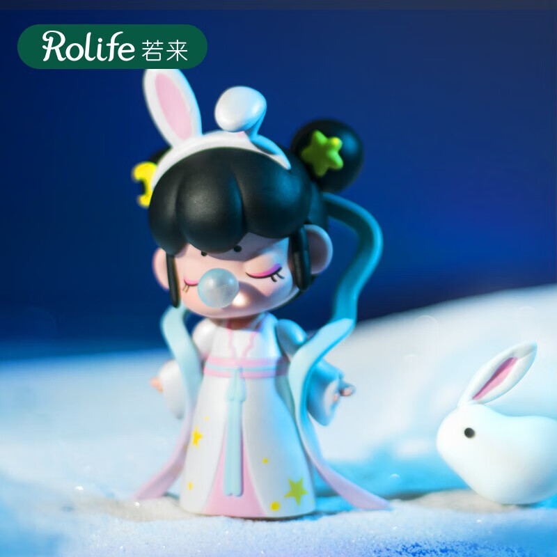 囡茜古代女子盲盒今夕何夕盲盒中国风鼻涕泡娃娃 单个盲盒 款式随机