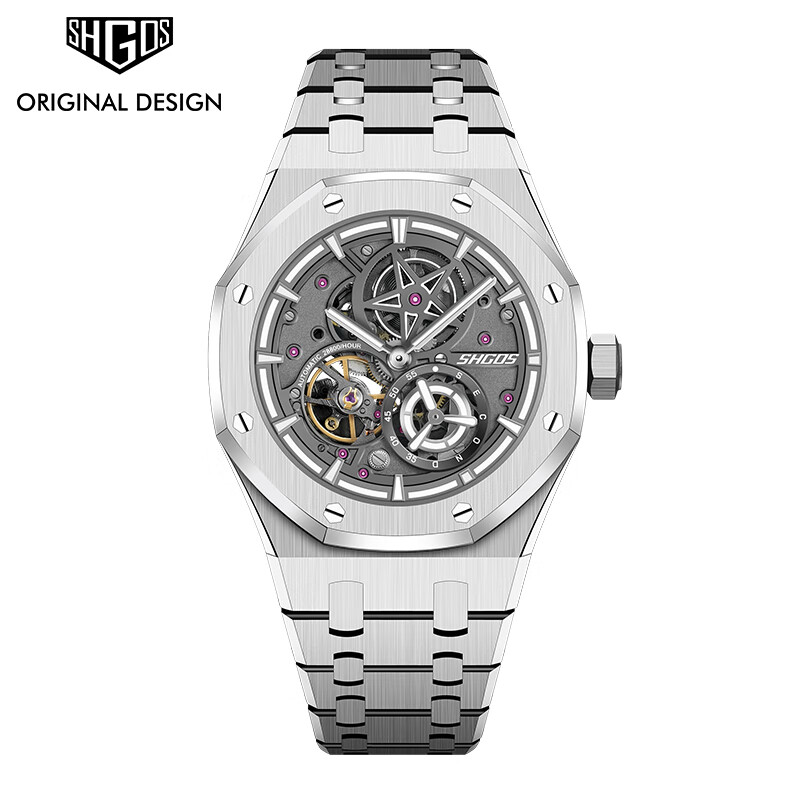 罗格斯(shgos)发布新品五星上将高端全自动机械腕表 星空钛