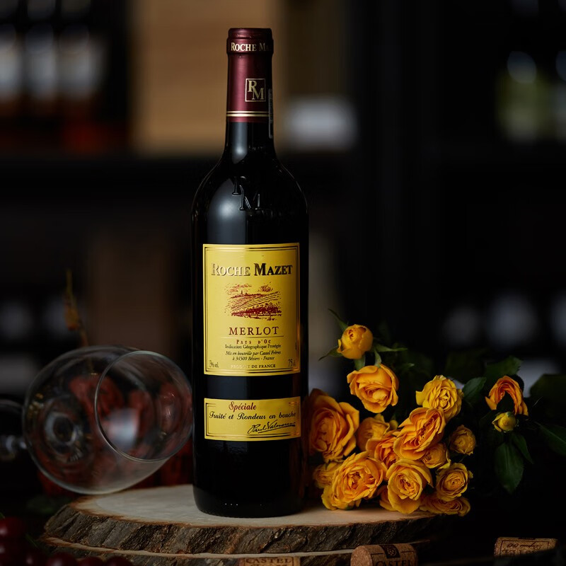 玛茜（RocheMazet）美露干红葡萄酒礼盒装 建发酒业 法国原瓶进口红酒 热门商品推荐 750mL 1瓶