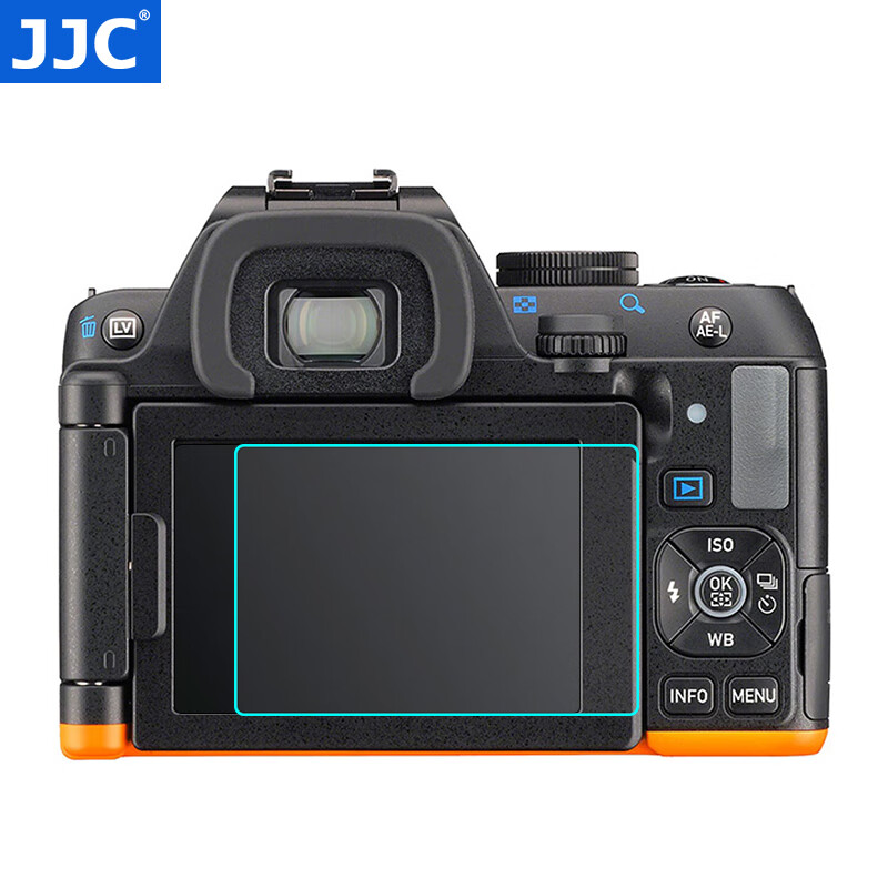 jjc 相机屏幕钢化膜 适用于宾得pentax k70 ks2 kp 显示屏玻璃保护