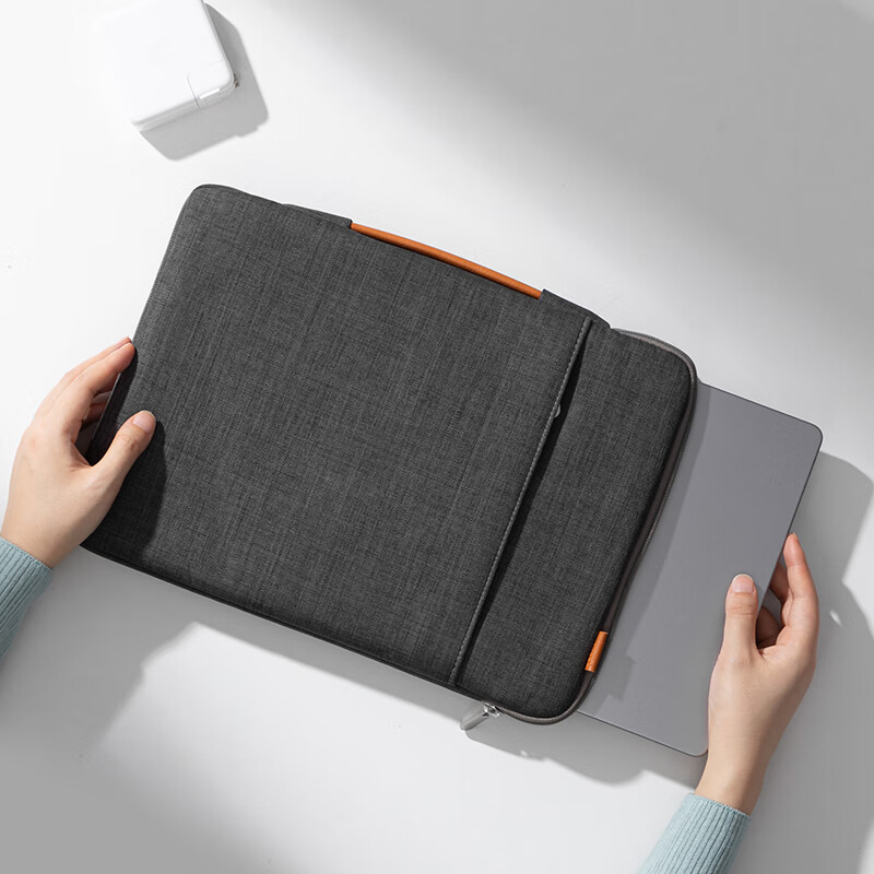 inateckmacbook air电脑包手提女男13-15.6英寸笔记本包 深灰色 14寸