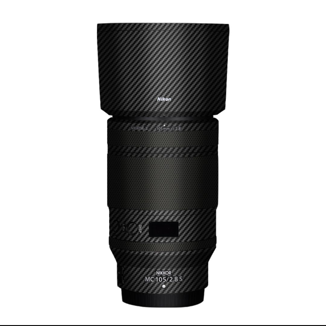 美本堂 适用尼康z105/2.8 s微距镜头保护贴膜贴纸3m (碳纤维黑)