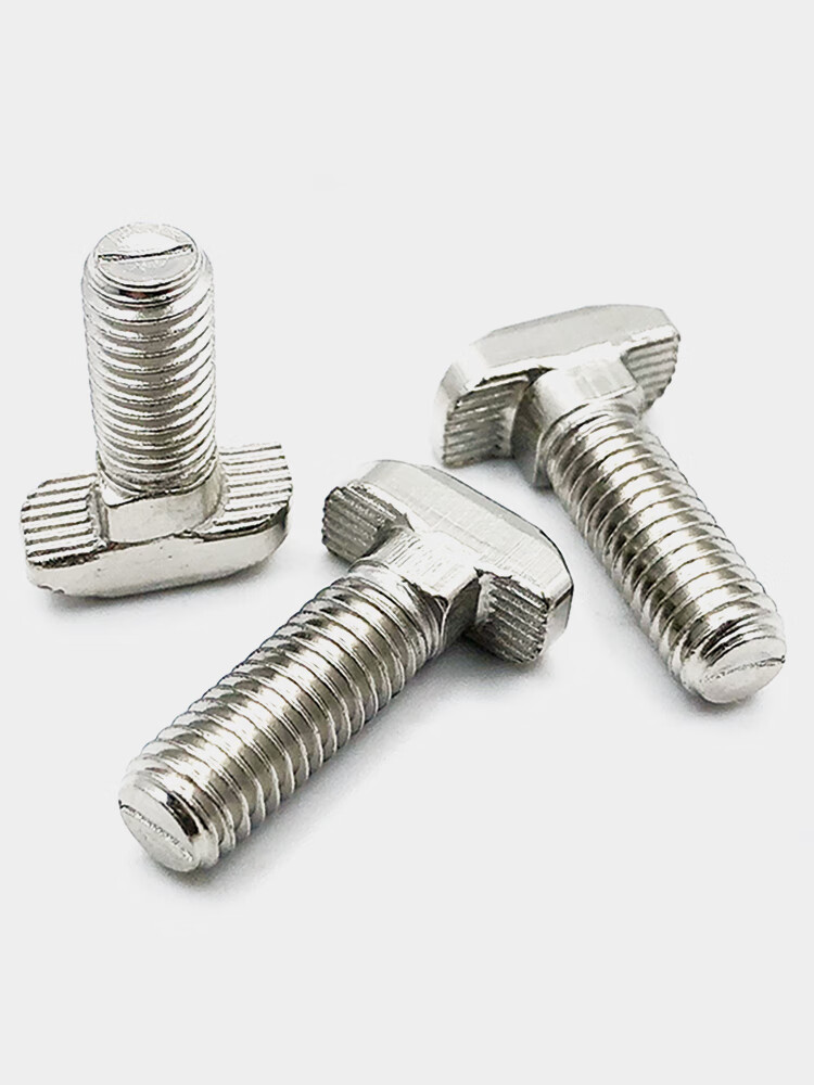 t型螺丝t形螺栓欧标铝型材卡槽连接螺杆国标锤头螺钉304045m5m6m8