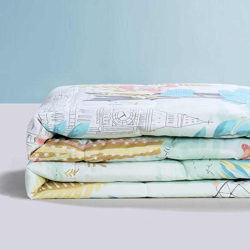 富安娜家纺 被子夏凉被空调被夏被 可水洗机洗单人儿童薄被子被芯 圣之花-时光【七孔抗菌】 1.2m(152*210cm)怎么样,好用不?