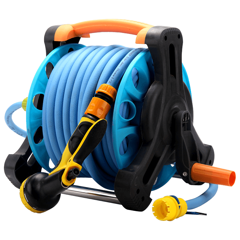 九千谷水管車澆花洗車水槍軟管家用多功能噴槍農(nóng)用灌溉水管長20m6041