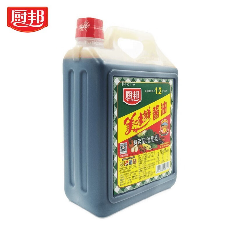 厨邦酱油 美味鲜特级生抽酱油1.43L 180天酿造酱油炒菜凉拌调味料品 1.43L*2瓶