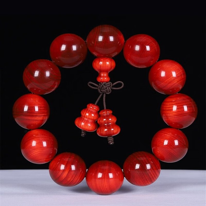 佩丽血龙木手串包浆固化满油全透琥珀木血龙木男手串长白山北沉香东北