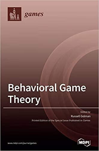 预订behavioral game theory