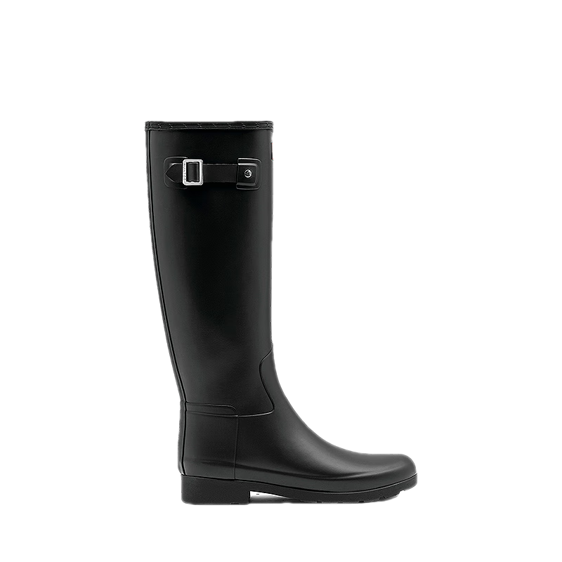 HUNTER���������͡�����¶ӪŮЬRefined��ˮ������Ͳѥ��Ͳѥ����Ůѥ ��ɫBLK/�ƹ� 38 1399Ԫ