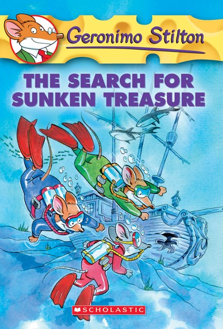 老鼠记者系列25：沉没的宝藏 Geronimo Stilton #25: The Search for Sunken Treasure 进口原版 英文