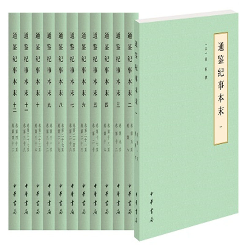 ZHONGHUA BOOK COMPANY 中华书局 《通鉴纪事本末》（共12册）