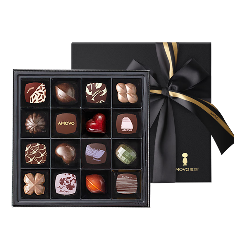 魔吻（AMOVO）61六一儿童节礼物巧克力礼盒生日糖果比利时原料零食送男孩女孩