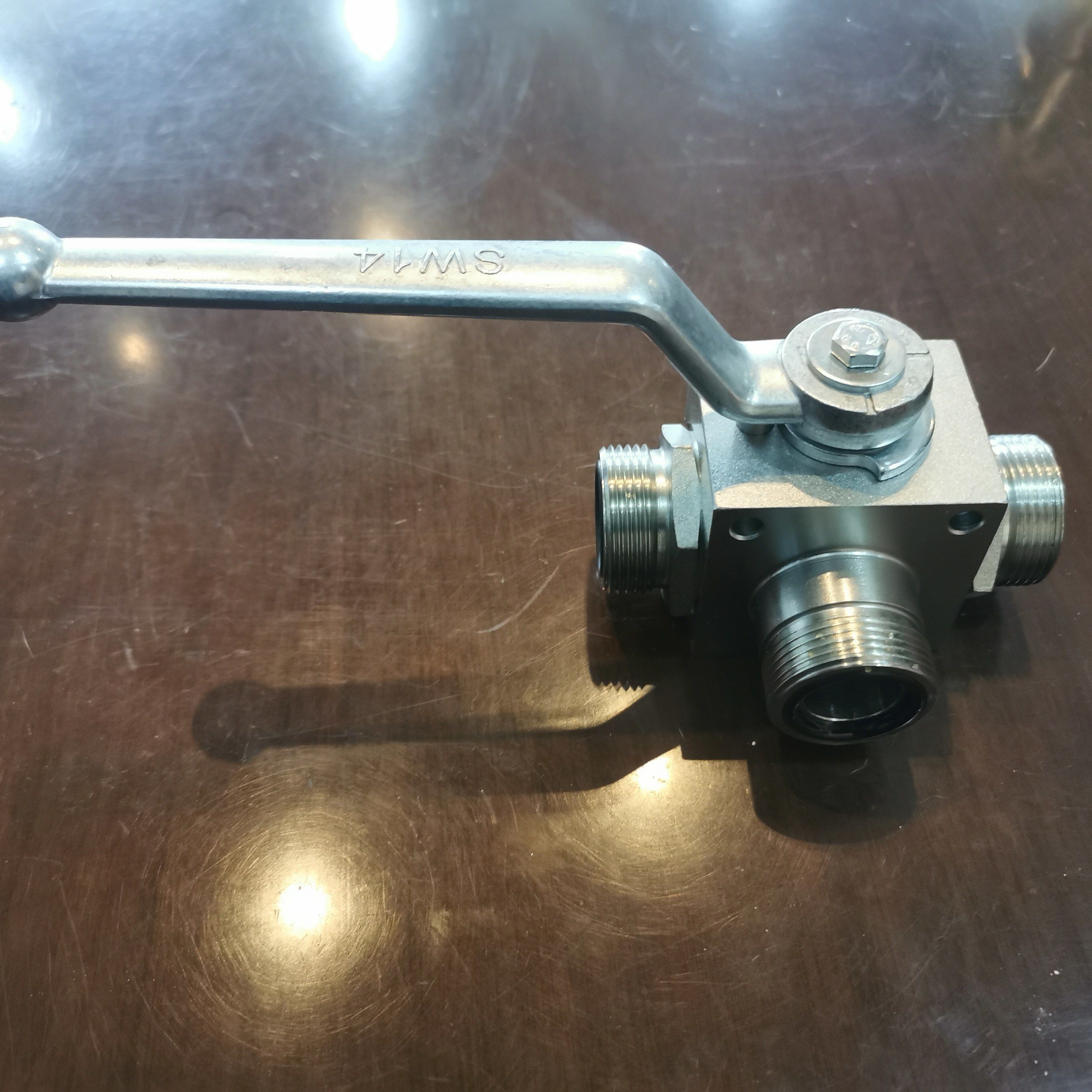 高压清洗车三通阀高压三通阀三通球阀 dn-20