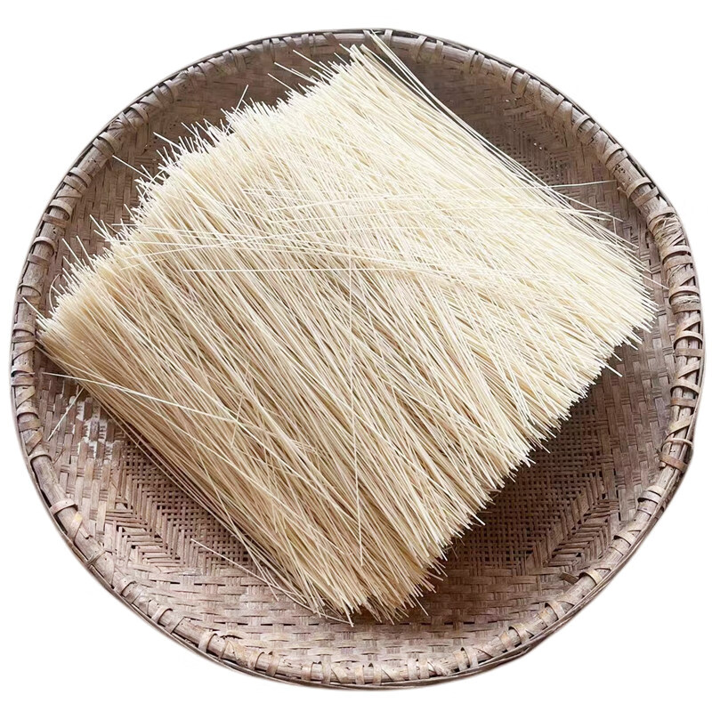 鲜有志安徽特产六安苏埠挂面咸面条农家空心超细龙须面长寿面碱面