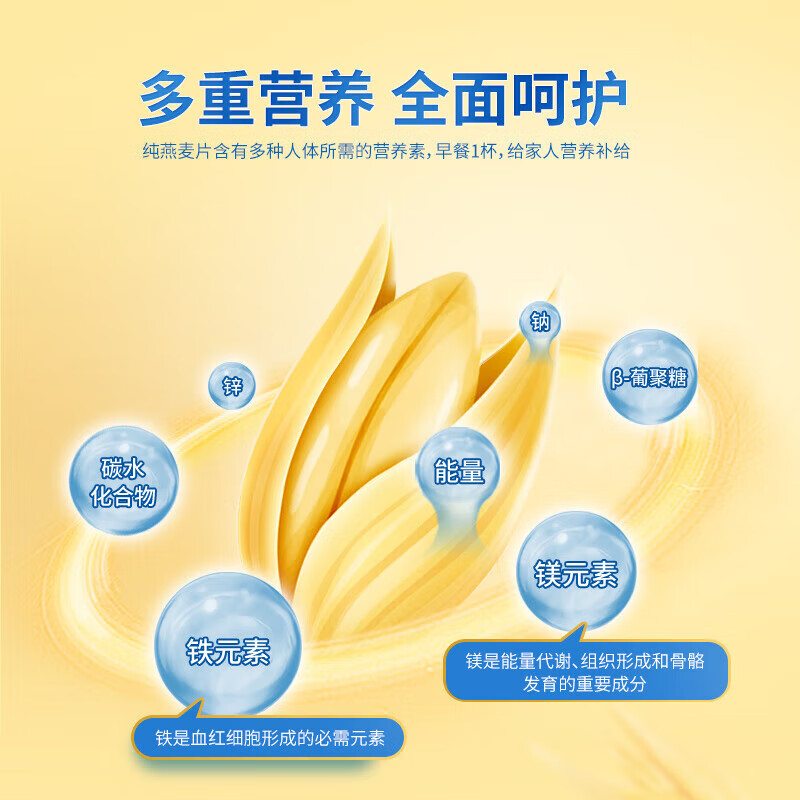 西麦五福燕麦礼盒1510g 营养健康膳食纤维中秋礼品团购福利送人礼物 【营养搭配】1510g礼盒装