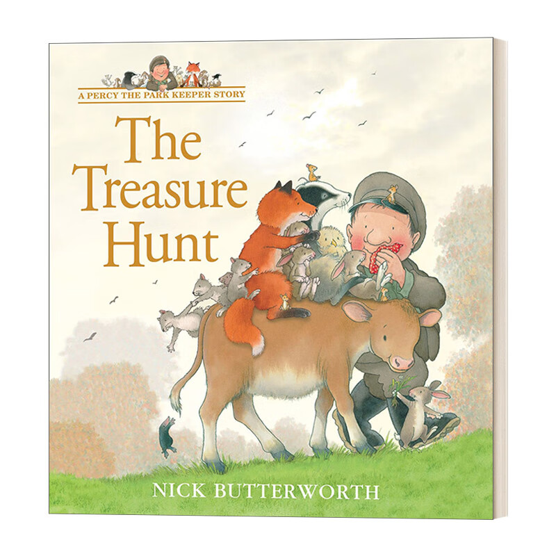 进口原版绘本 the treasure hunt 寻宝之旅 帕西爷爷的爱心公园系列