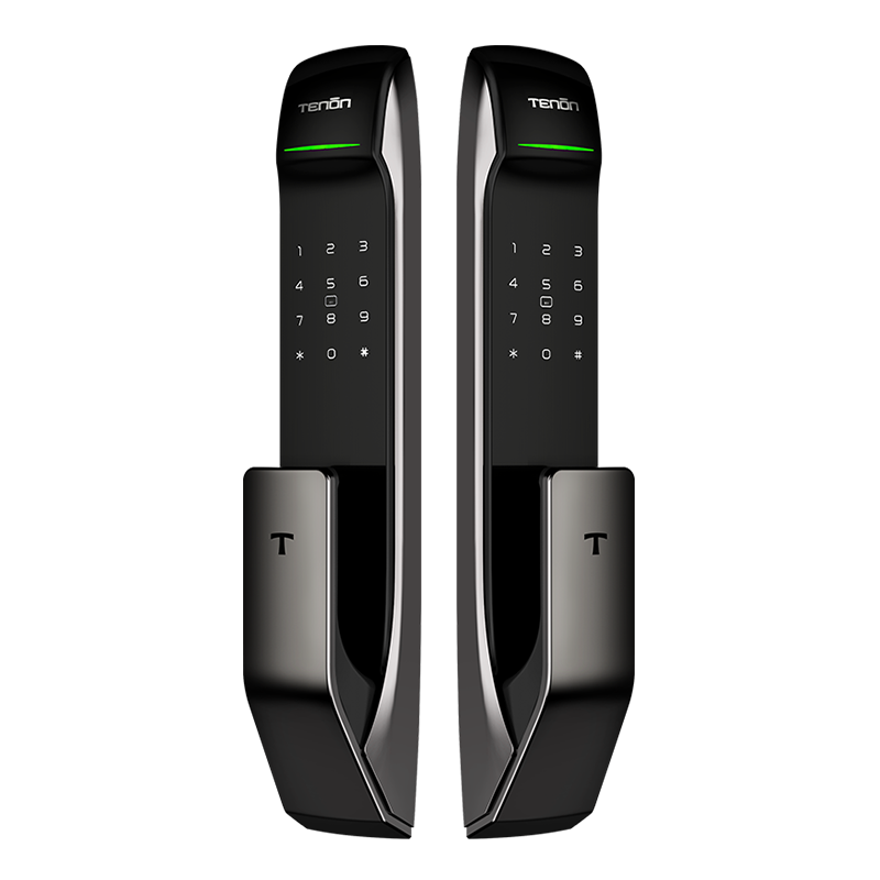 亚太天能(tenon)家用防盗门全自动指纹锁密码锁远程手机防盗监控电子