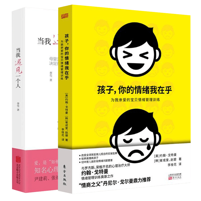 当我遇见一个人+孩子 你的情绪我在乎 全2册