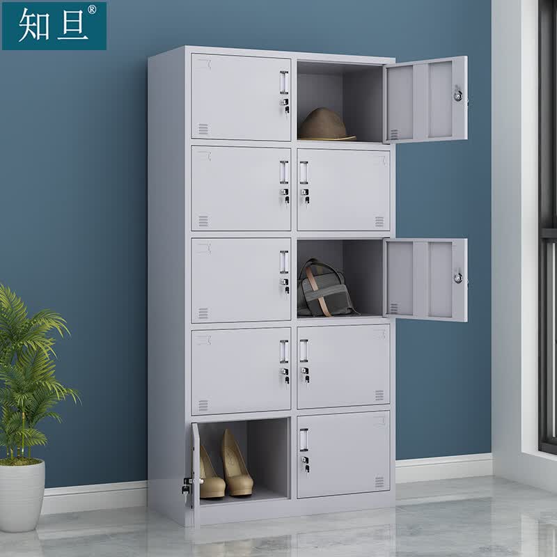 知旦钢制储物柜zd6377十门可定制
