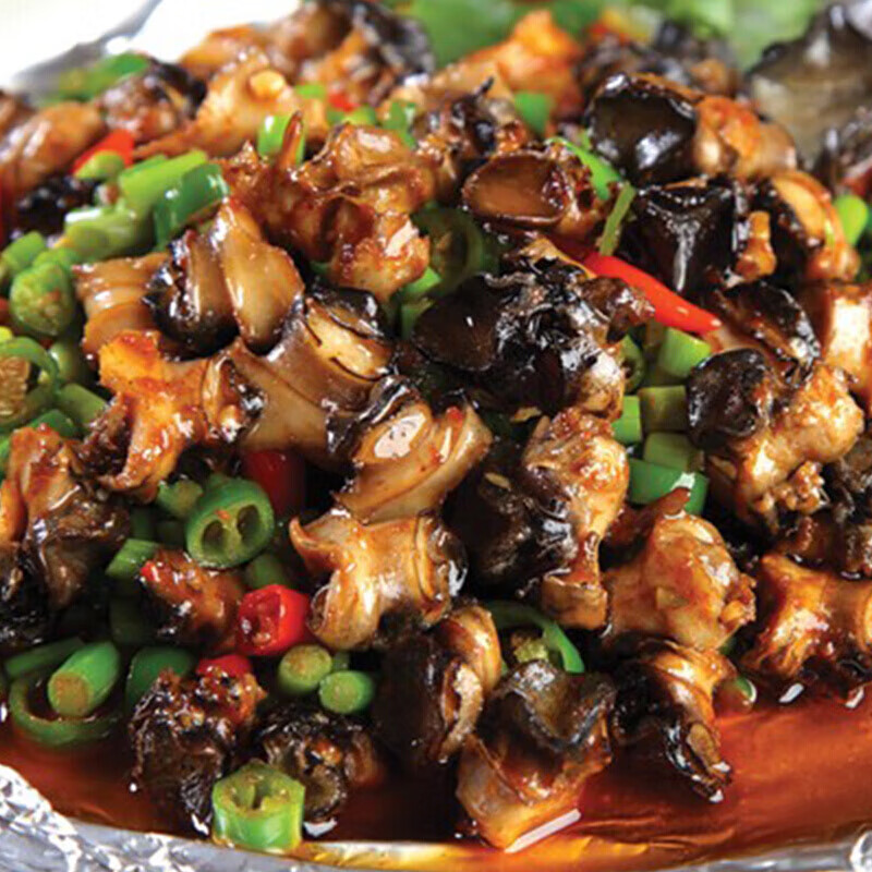 宜享健康湘菜田螺肉炒螺蛳肉酒店饭店餐饮用特色半成品菜肉类美食