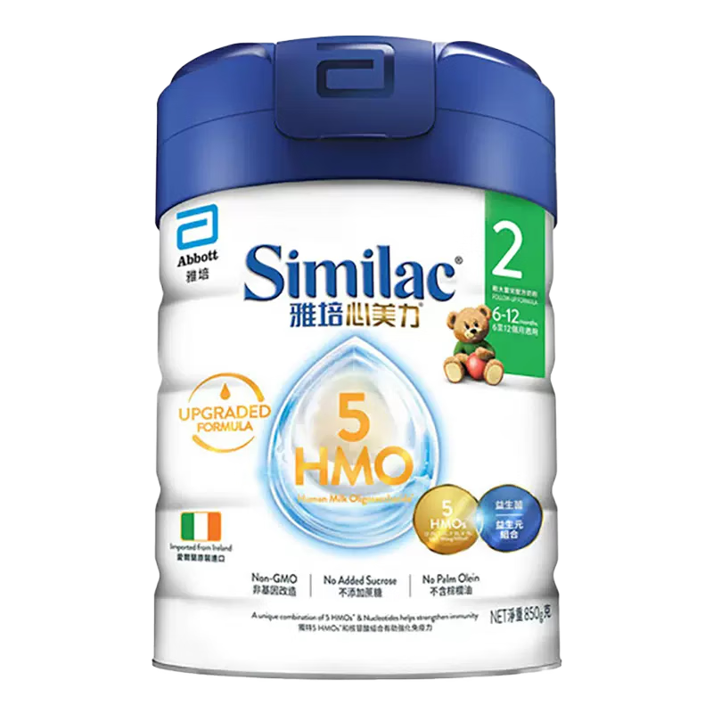 ࣨAbbott۰Similac 5HMOӤ׶䷽̷2(6-12)850g236.05Ԫ