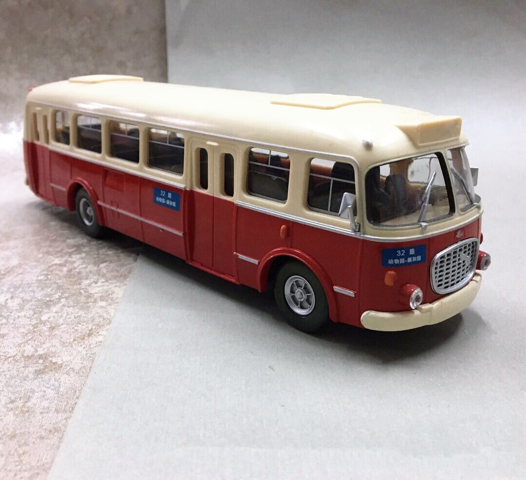 儿时记忆  北京 公交车 斯柯达706客车 汽 红 公交巴士