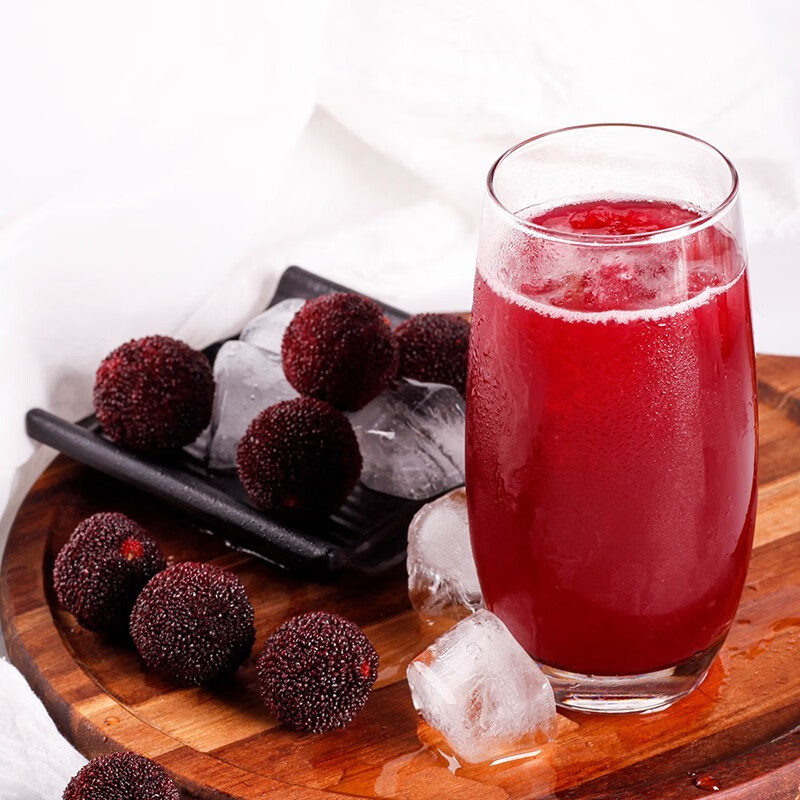 成有王记冰杨梅汁380ml*4瓶新鲜杨梅熬制酸梅汤0香精色素防腐剂果蔬汁饮料 冰杨梅汁380ml*24瓶