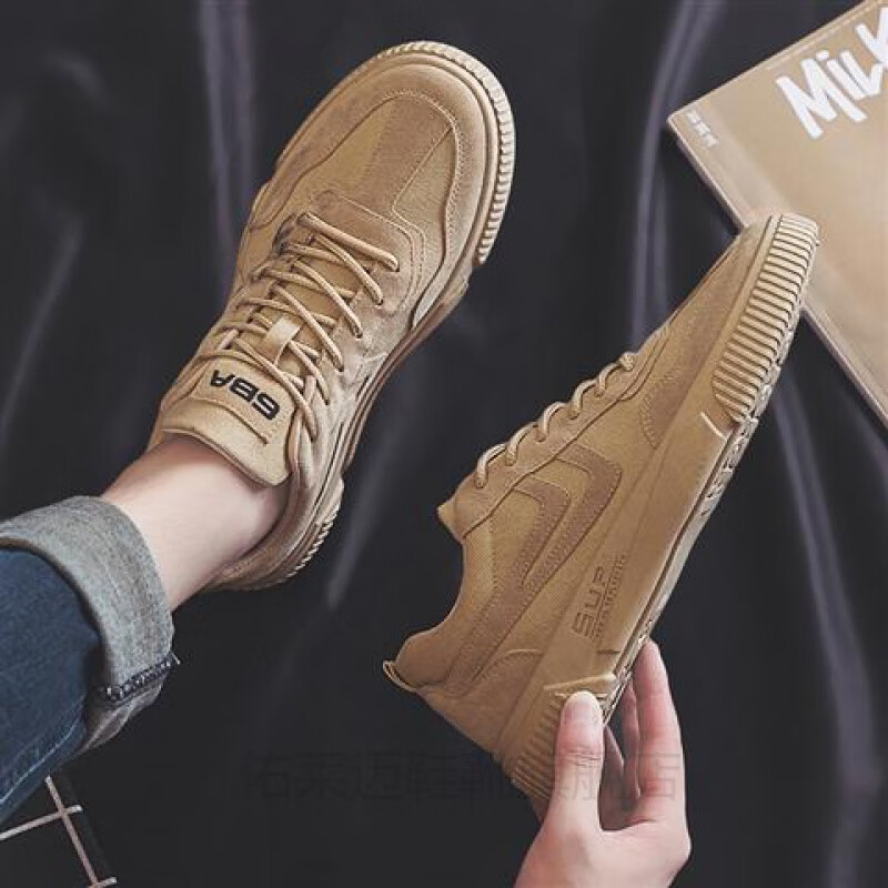 佑莱迈二十岁帅哥穿的国潮板鞋运动风穿搭夏季休闲帆布潮鞋韩版潮流男