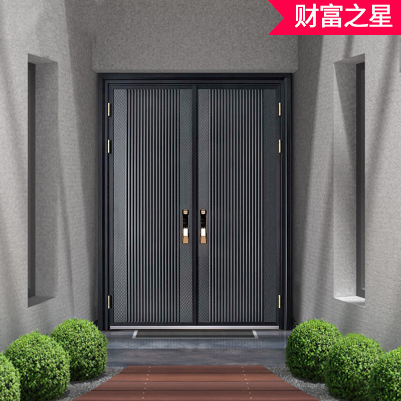 制大门别墅对开门双开门家用乡村庭院门子母门四开农村大门 财富之星