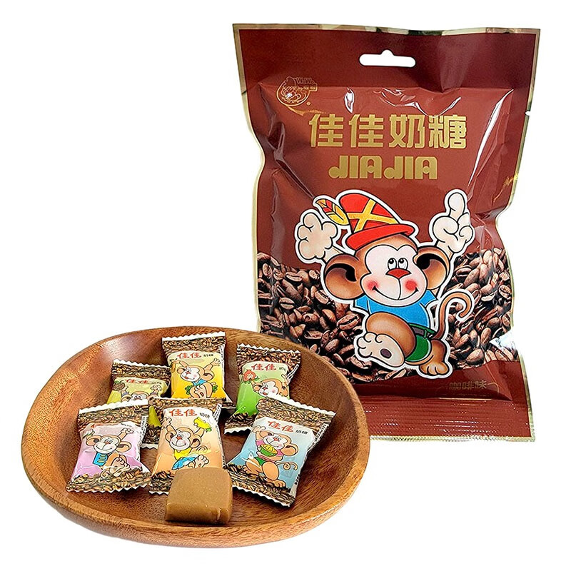 喔喔奶糖袋装150g原味奶糖婚庆结婚喜糖年货休闲零食品 佳佳奶糖咖啡
