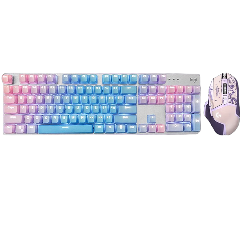 ���ڲ������޼���Logitech��G502 HERO+K845 �羺��Ϸ��� G502HERO��������ֽ�����  K845���߻�е���� ��Ϸ������װ K845����+G502+������ñ+��ֽ+���� 506Ԫ