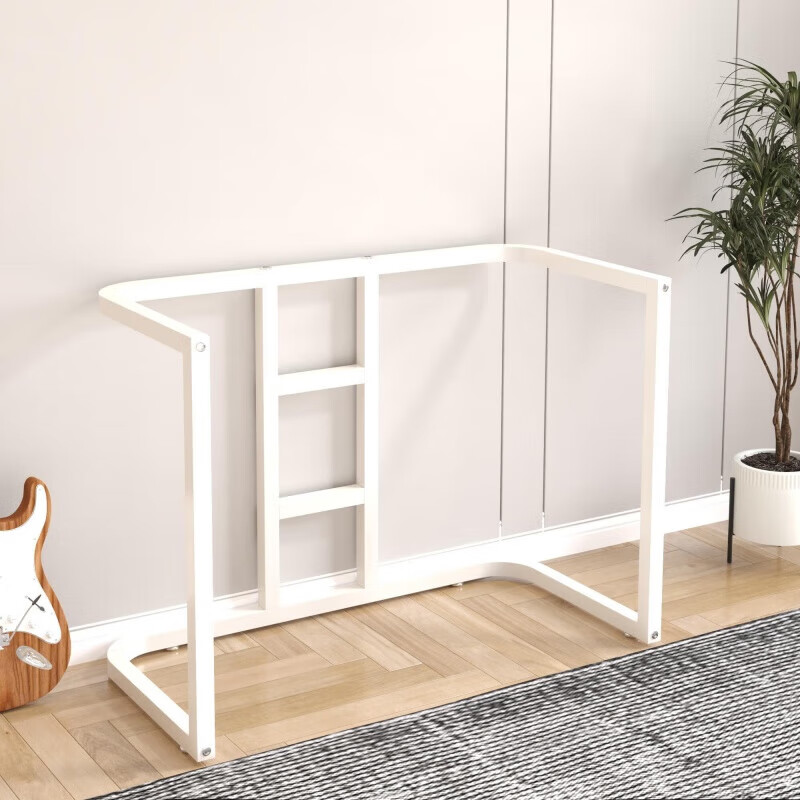 海江器乐电子琴架电钢琴琴架U型通用金属架88键 61键键盘支架家用器 无桌面款白色