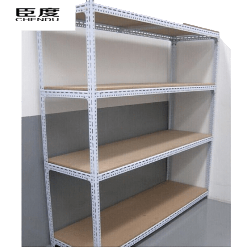 新款2018新款角钢材料轻型中型货架仓储家用角钢货架工厂库房货架家具 150*60*180四层加厚