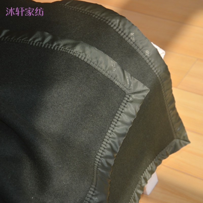 真悦(realjoy)军绿毛毯09毛毯军绿毯150*200户外毯厚羊毛毯子野营毛毯