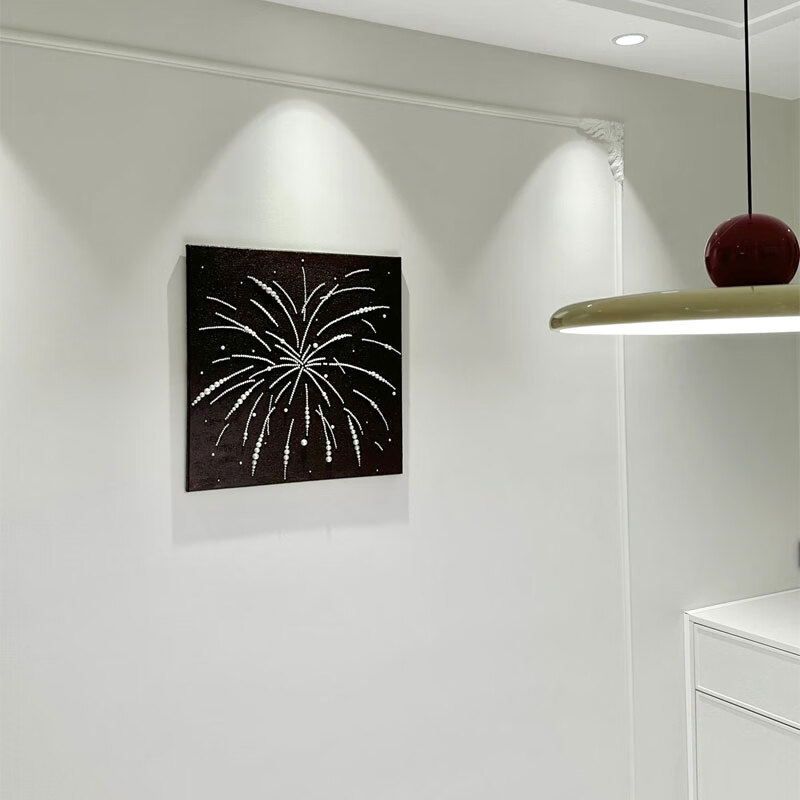 全套画手工解闷制作客厅装饰闺蜜女友礼物 珍珠烟花画【材料包 教程】