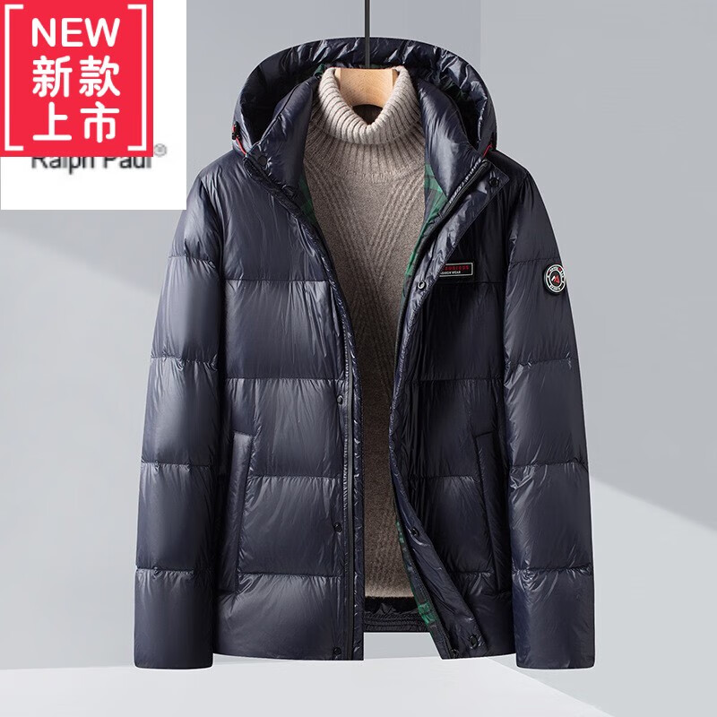 保罗polo男装美国经典新款简约百搭连帽羽绒服男加厚中青年防寒潮流