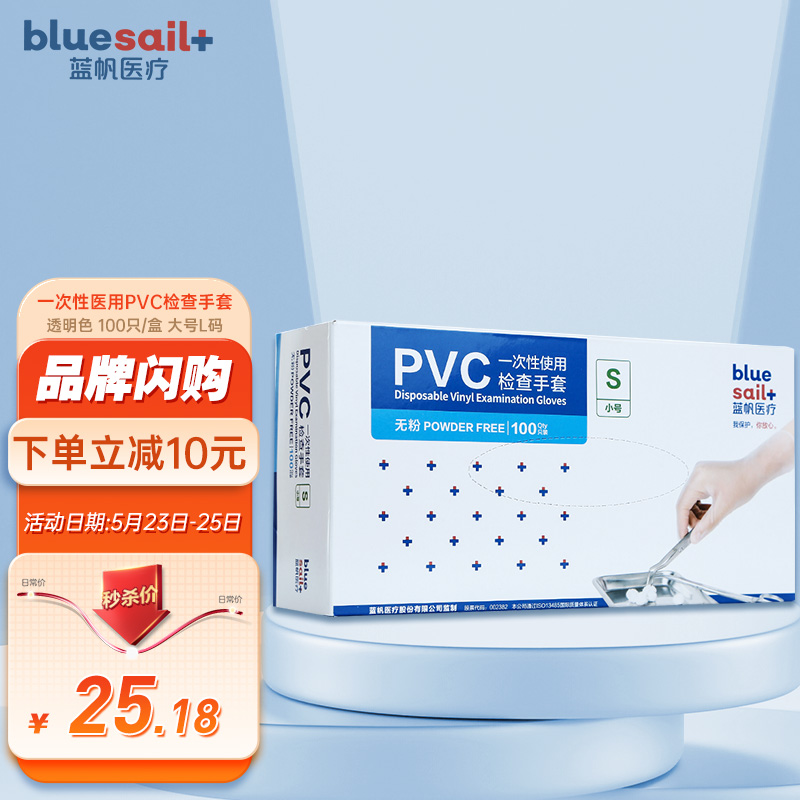 蓝帆医疗一次性PVC检查手套价格走势及选择建议