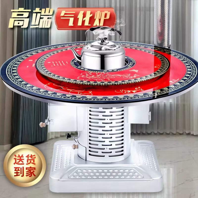 8米不锈钢桌面柴火炉回风炉