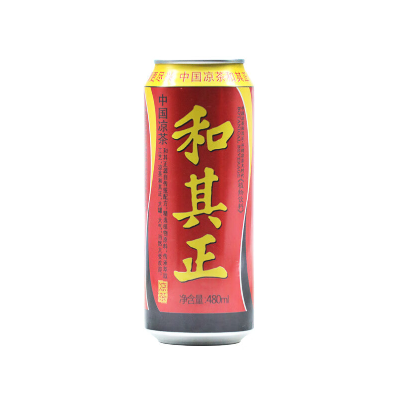hywlkj和其正达利凉茶480ml*6罐12罐24罐装整箱植物饮料大罐易拉罐装