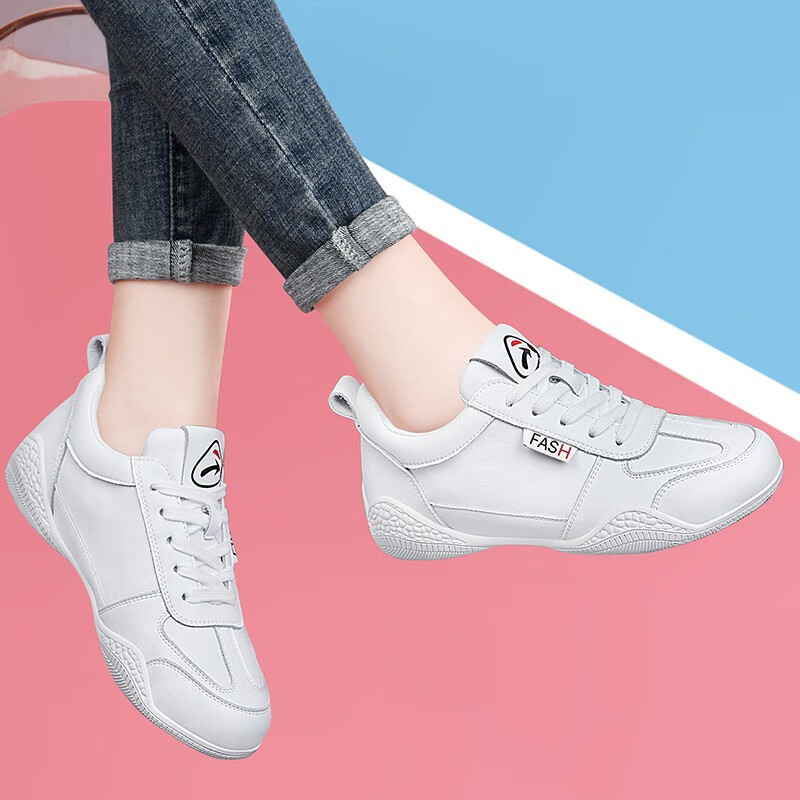 百丽香奈小白鞋女夏季新款软底休闲运动鞋妈妈旅游鞋时尚百搭鞋子女
