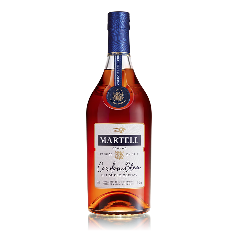 马爹利（Martell） 蓝带XO级 干邑白兰地 洋酒 500ml 年货送礼 827.1元